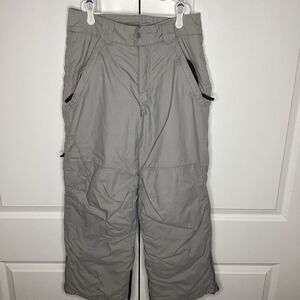 boys Columbia Insulated Ski/ Snowboard Pants 14/16 Gray